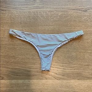 Frankie’s striped bikini bottoms